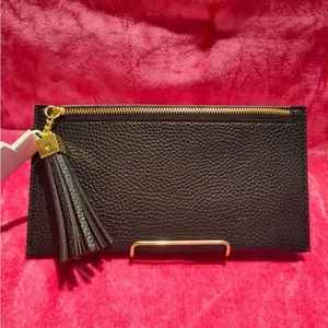 Vegan Zipper Pouch Clutch